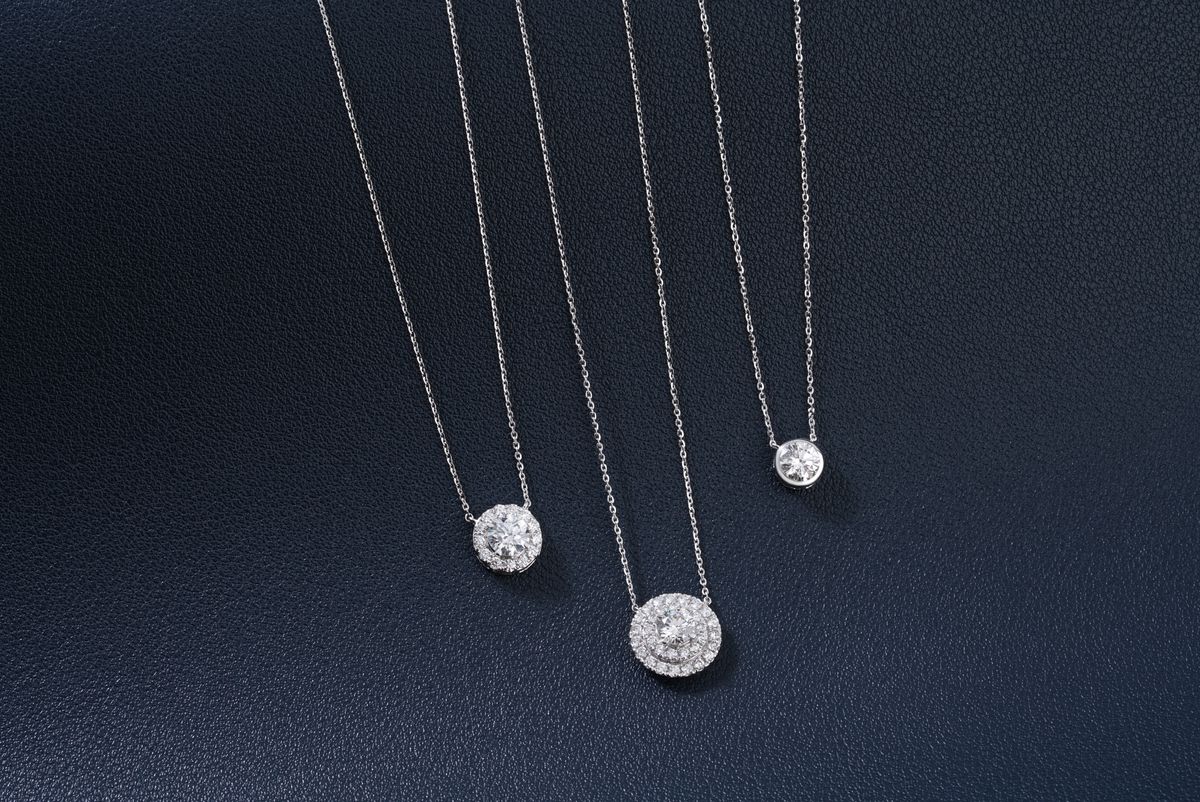 Diamond Bar Necklace
