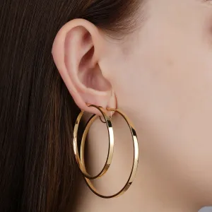 Classic Gold Hoops